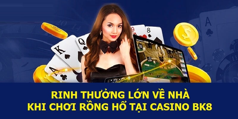 Rinh thưởng lớn về nhà khi chơi Rồng Hổ tại Casino BK8